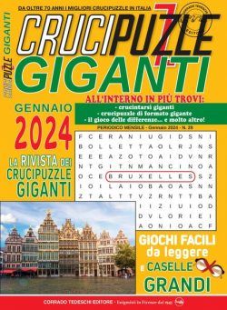 Crucipuzzle Giganti – Gennaio 2024