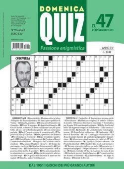 Domenica Quiz – 23 Novembre 2023