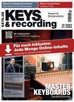 Keys & Recording – Dezember 2023 – Januar 2024