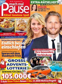 Mach mal Pause – 29 November 2023