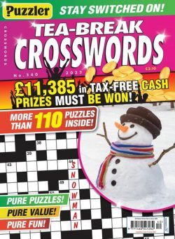 Puzzler Tea-Break Crosswords – Issue 340 – 6 December 2023