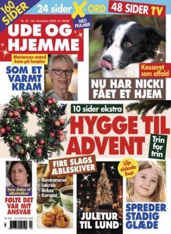 Ude og Hjemme – Uge 47 – 22 November 2023