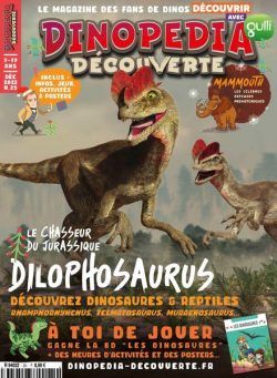 Dinopedia Decouverte – Decembre 2023