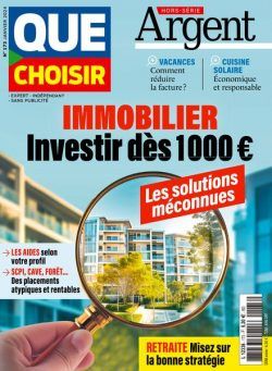 Que Choisir Argent – Janvier 2024