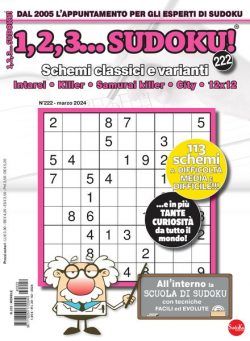 123 Sudoku – Marzo 2024