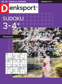 Denksport Sudoku 3-4 kampioen – Februari 2024