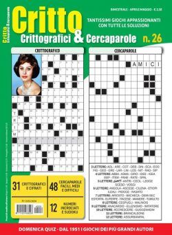 Crittografici – Aprile-Maggio 2024