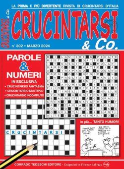 Crucintarsi & Co – Marzo 2024