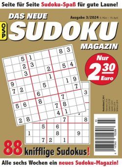 Das Neue Sudoku – Nr 3 2024