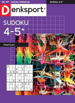 Denksport Sudoku 4-5 premium – 14 Maart 2024