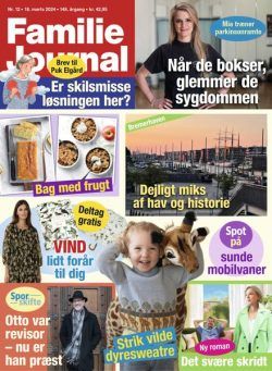 Familie Journal – Uge 12 – 18 Marts 2024