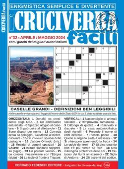 I Cruciverba Facili – Aprile-Maggio 2024