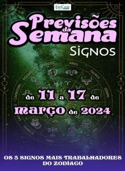 Previsoes da Semana – 11 Marco 2024