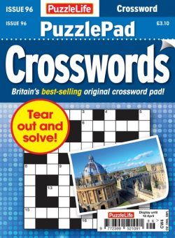 PuzzleLife PuzzlePad Crosswords – Issue 96 – 21 March 2024