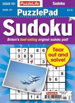 PuzzleLife PuzzlePad Sudoku – Issue 101 – 21 March 2024