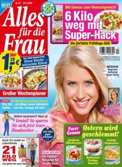 Alles fur die Frau – 22 Marz 2024