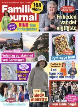 Familie Journal – Uge 14 – 30 Marts 2024