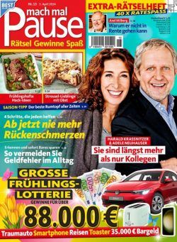 Mach mal Pause – 3 April 2024