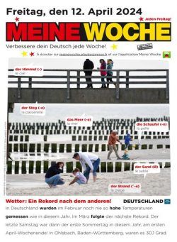 Meine Woche – 12 April 2024