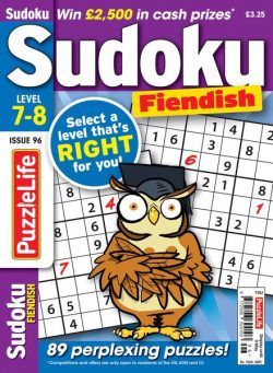 PuzzleLife Sudoku Fiendish – Issue 96 – 4 April 2024