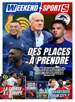 Week-end Sports – 22 Mars 2024