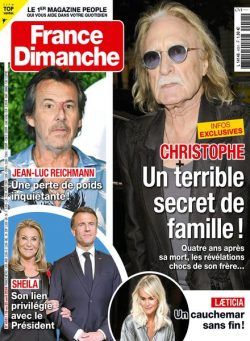 France Dimanche – 19 Avril 2024