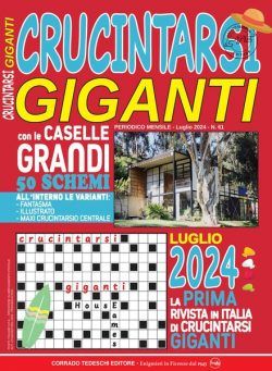 Crucintarsi Giganti – Luglio 2024