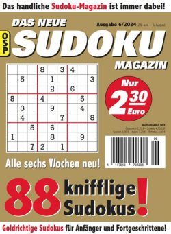 Das Neue Sudoku – Nr 6 2024
