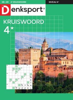 Denksport Kruiswoord 4 – 25 Juli 2024