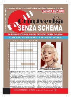 Facili Cruciverba – 11 Luglio 2024