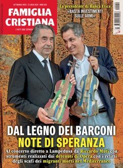 Famiglia Cristiana – 21 Luglio 2024
