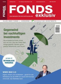 Fonds Exklusiv Germany – Juli-September 2024