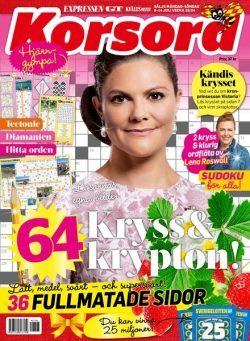 Korsord – 8 Juli 2024