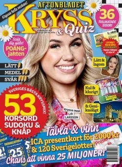Kryss & Quiz – 15 Juli 2024