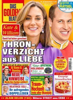 Das Goldene Blatt – 24 August 2024