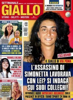 Giallo – 25 Settembre 2024