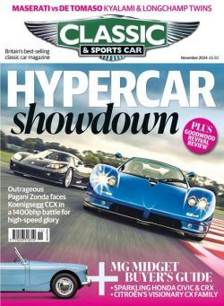 Classic & Sports Car UK – November 2024
