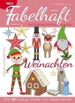 Fabelhaft Patchwork Applique-Muster – Ausgabe 3 Weinachten 2024