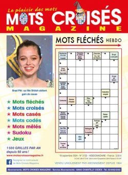 Mots Croises Magazine – 19 Septembre 2024