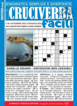 I Cruciverba Facili – Dicembre 2024 – Gennaio 2025