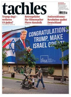 Tachles – 8 November 2024