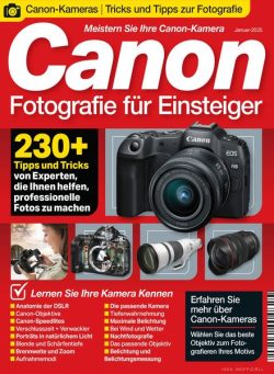 Canon-Fotografie fur Einsteiger – Januar 2025