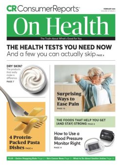 Consumer Reports on Health – February 2025