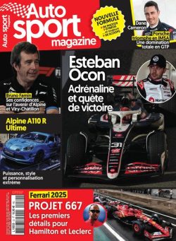 Auto Sport Magazine – Mars-Avril-Mai 2025