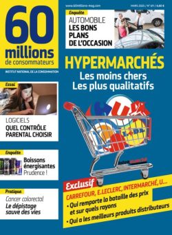 60 Millions de Consommateurs – Mars 2025