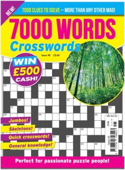 7000 Words Crosswords – March 2025