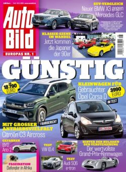 Auto Bild Schweiz – 20 Februar 2025