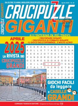 Crucipuzzle Giganti – Aprile 2025