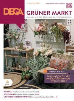 Dega Gruner Markt – Marz-April 2025