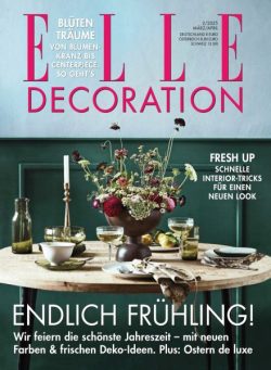 Elle Decoration Germany – Marz-April 2025